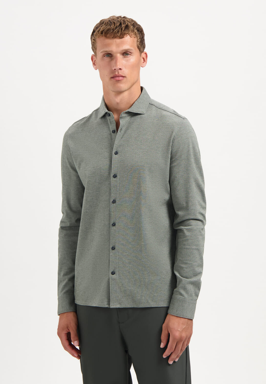 No Excess Overhemd Regular Groen