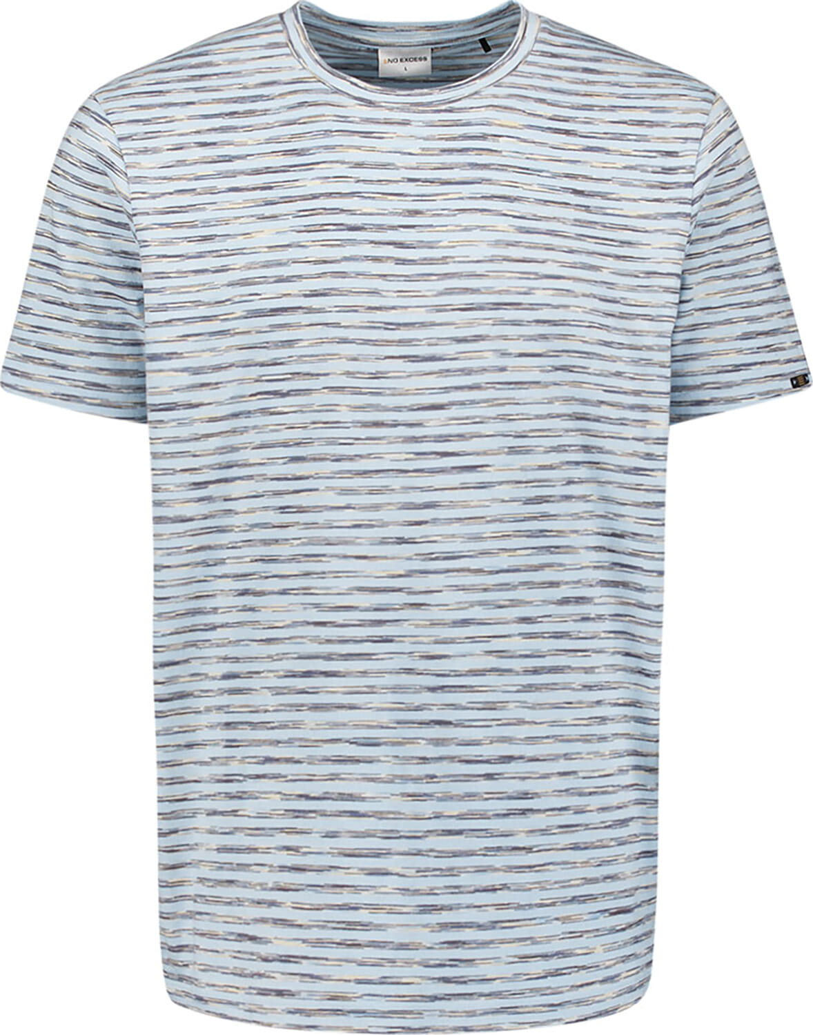 No Excess T-Shirt Crewneck Multi Coloured Mel Blauw