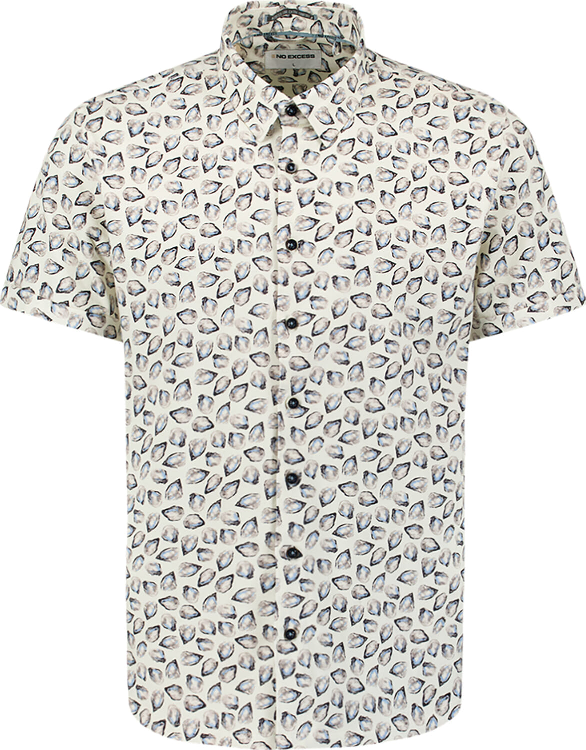 No Excess Shirt Short Sleeve Jersey Allover P Wit