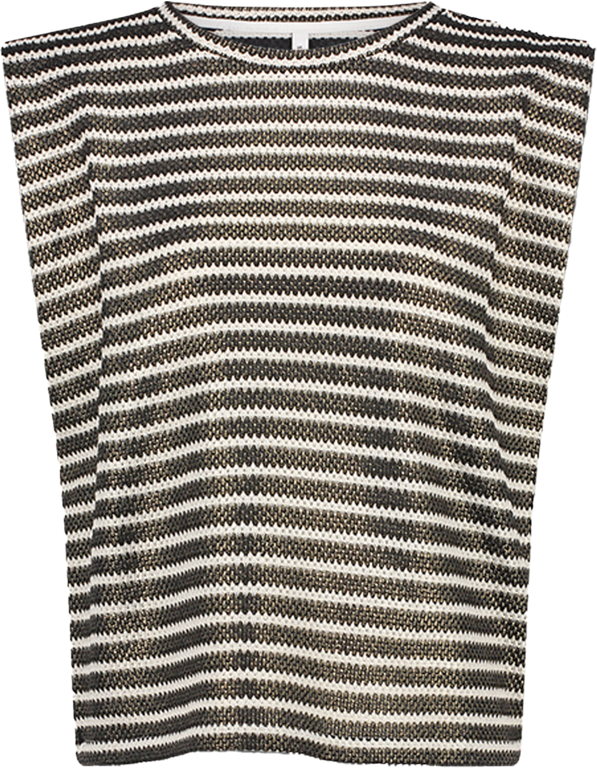 Summum Top Stripe Zwart
