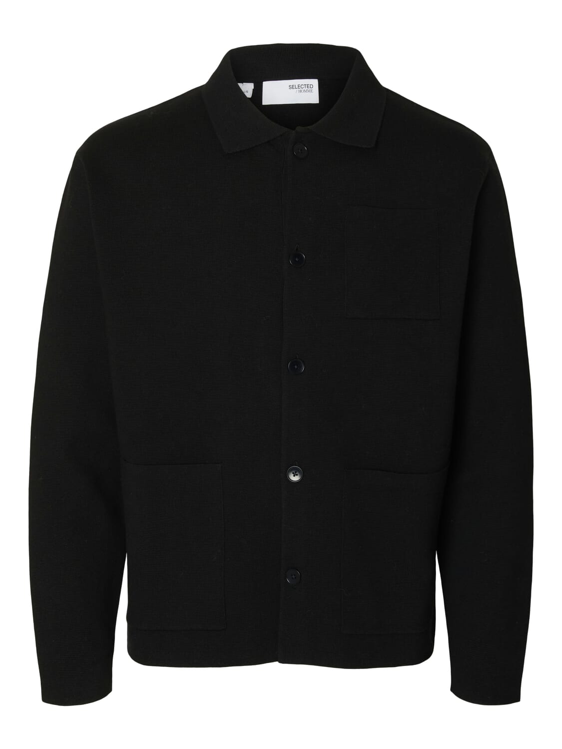 Selected Homme Rugby Mike  Relaxed Fit Zwart
