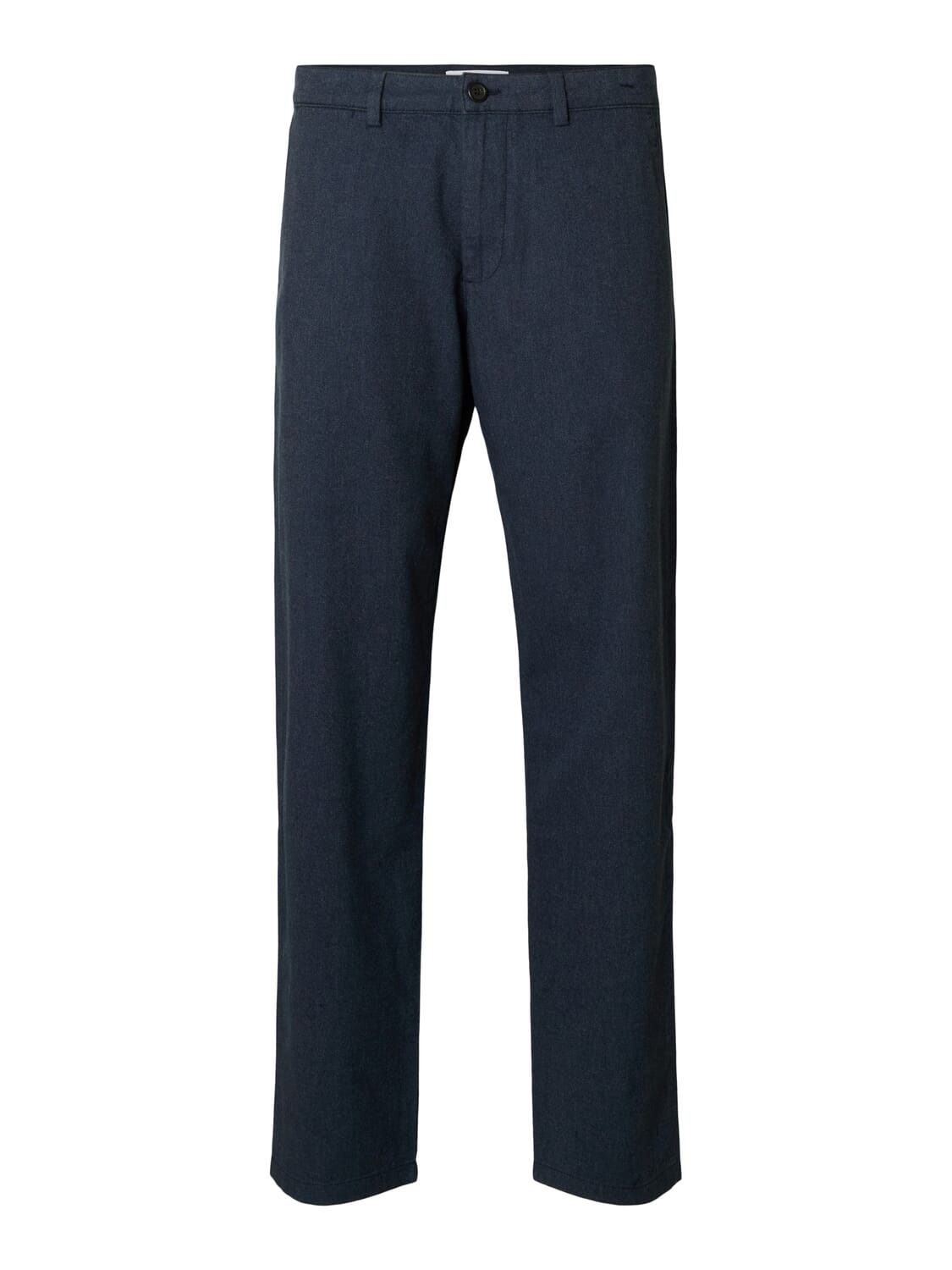 Selected Homme Pantalon Miles Brushed Straight Fit Blauw