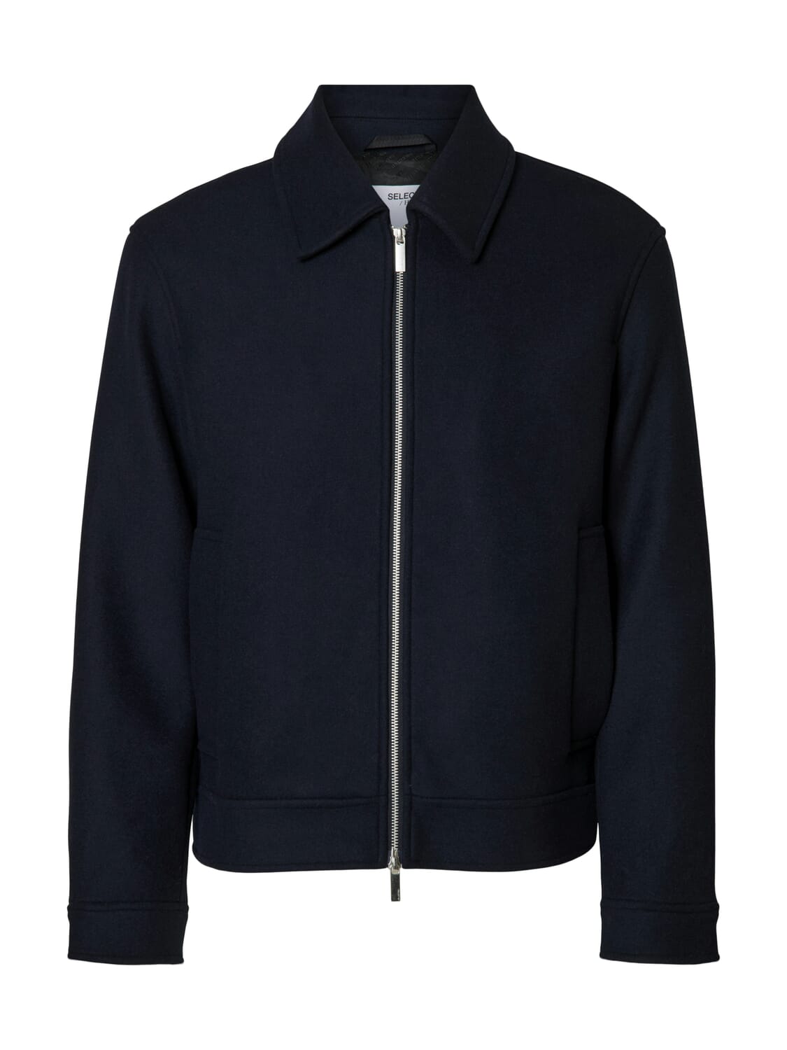 Selected Homme overshirt Philip Lano Blauw