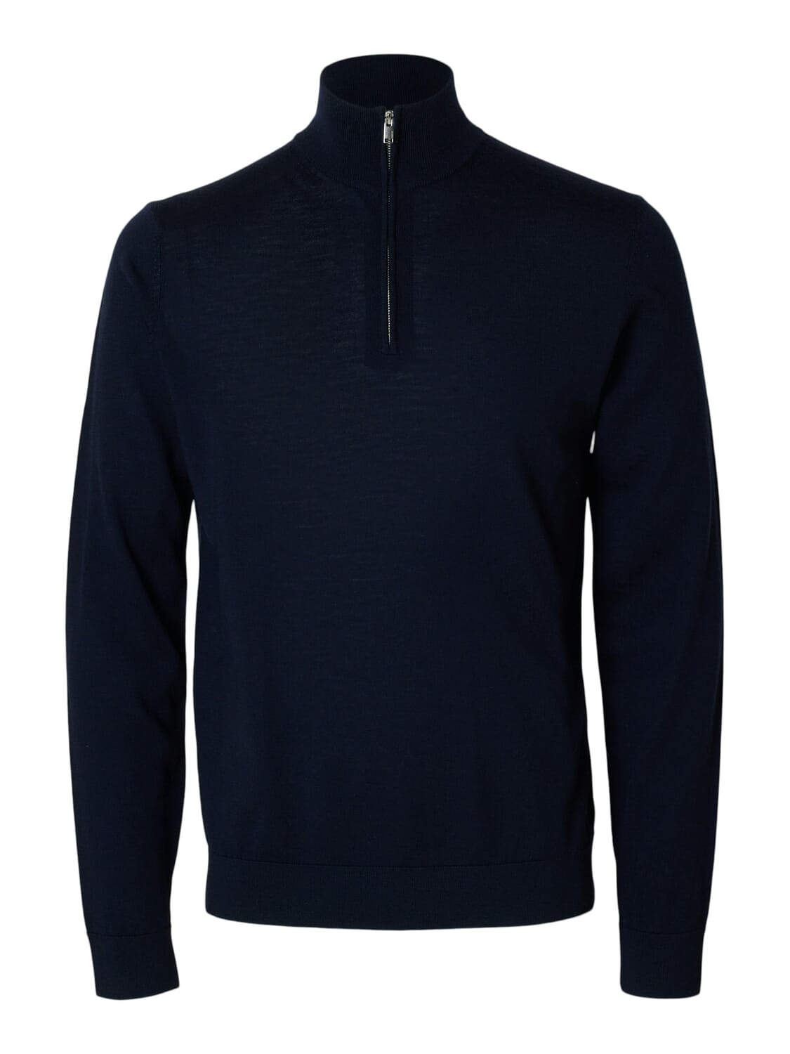 Selected Homme Half-zip Trui Ray Blauw