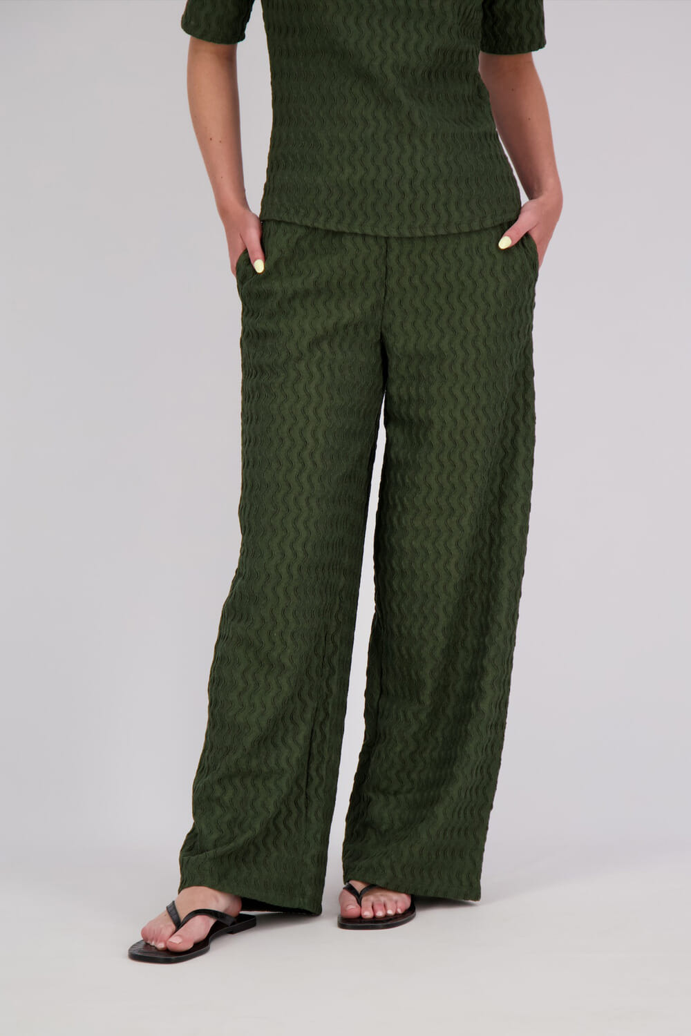 Vila Pantalon Romila Groen