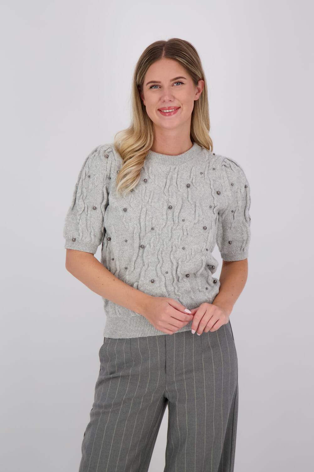 Object Pullover Penny Grijs