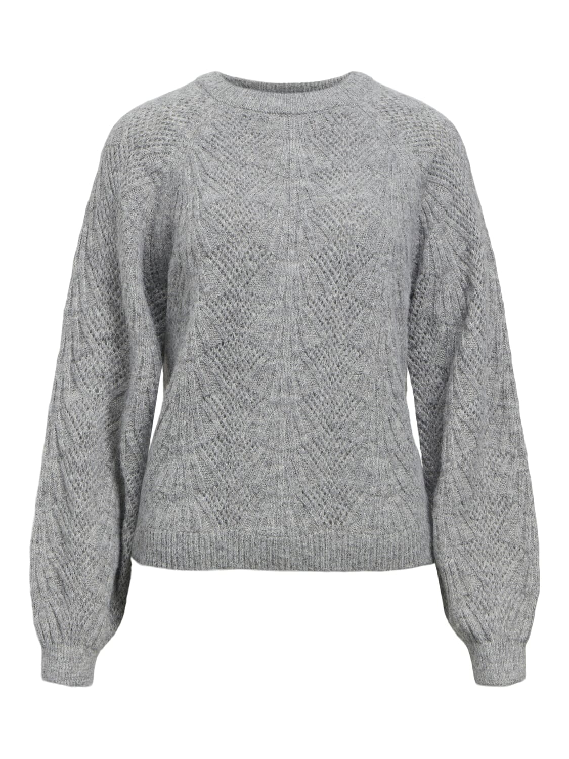 Object Pullover Flora Grijs