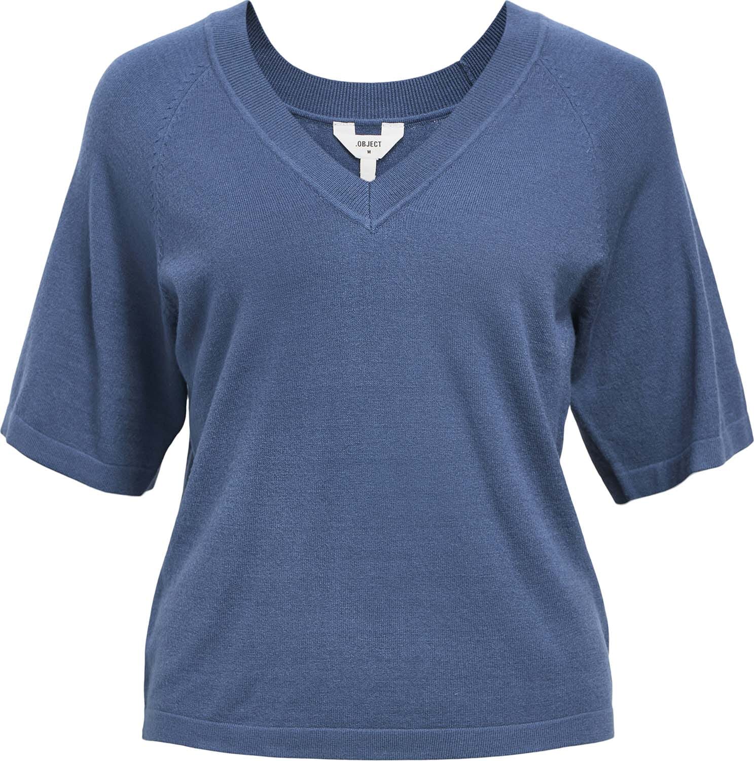 Object T-shirt Thess Blauw