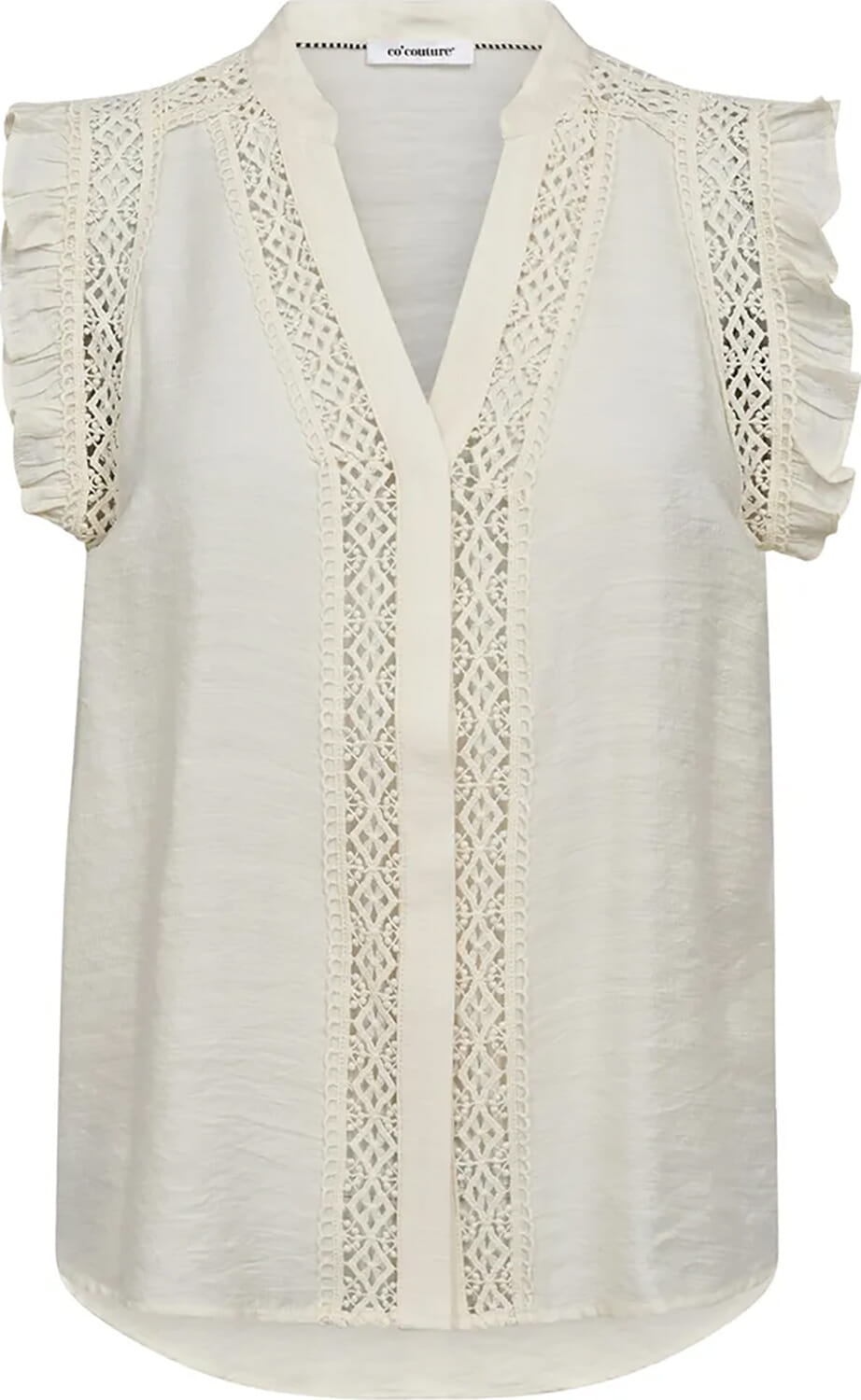 Co'couture karin cc frill top Wit