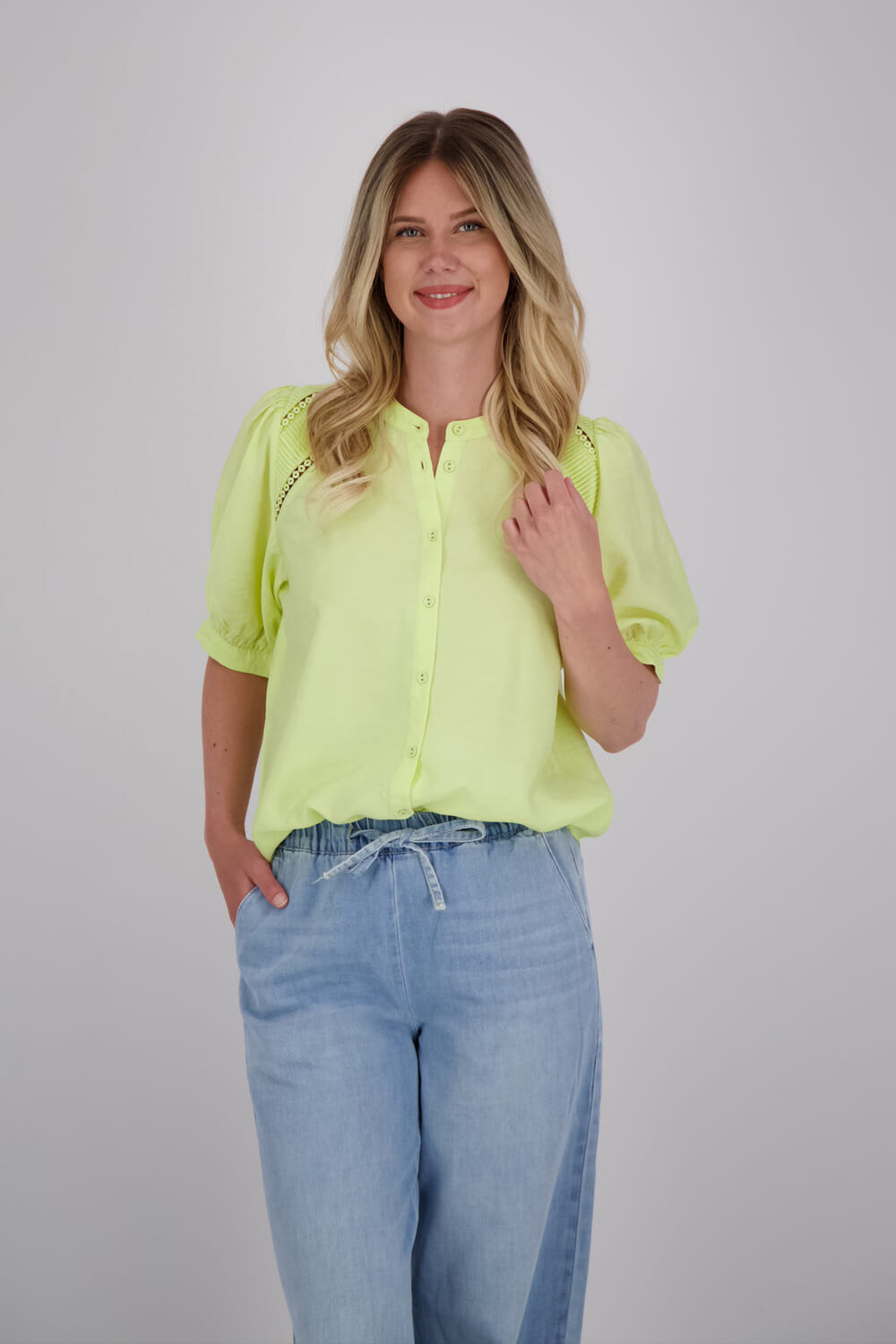 Co'couture Blouse Callum Geel