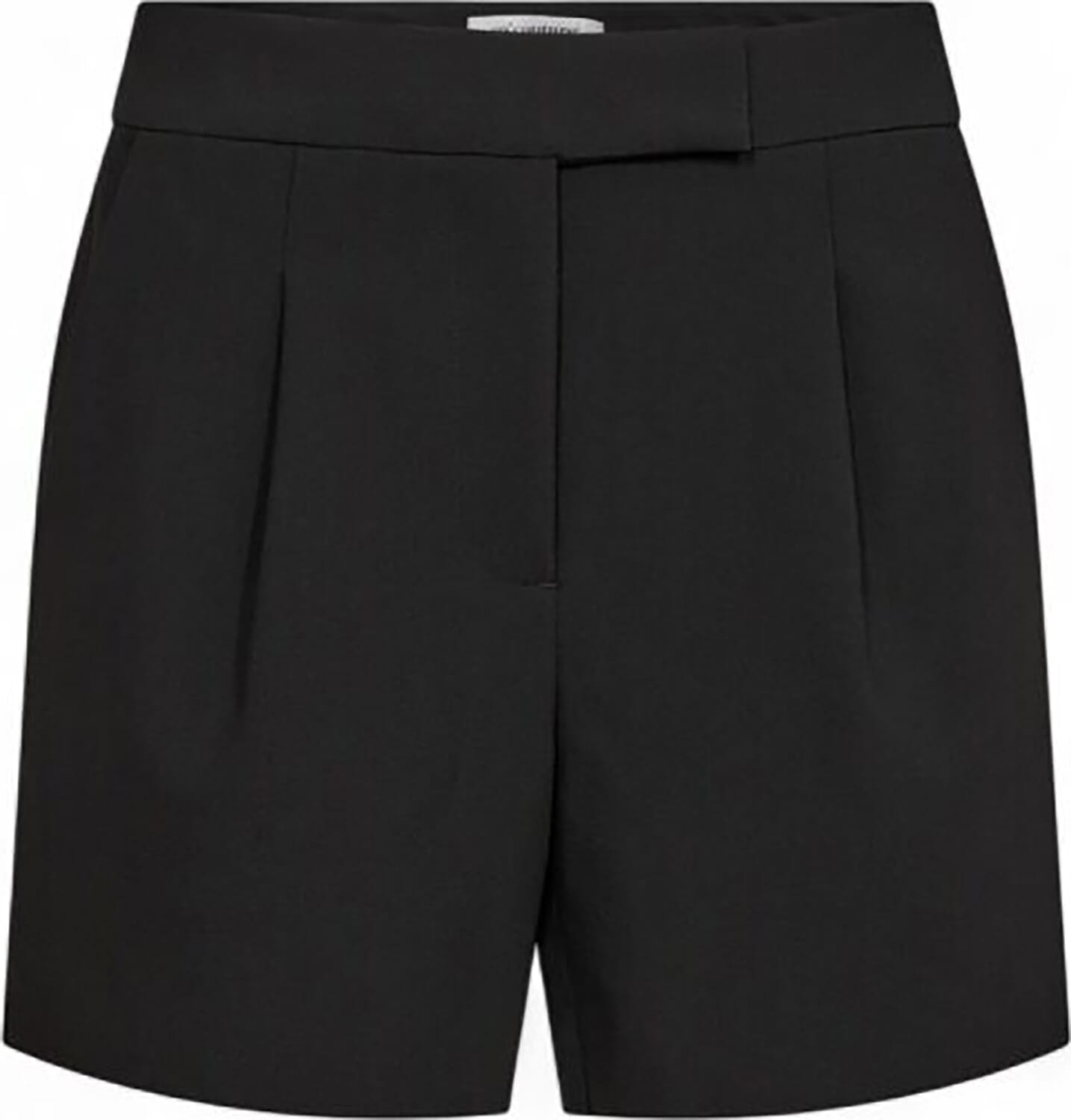 Co'couture vola cc crop pleat shorts Zwart