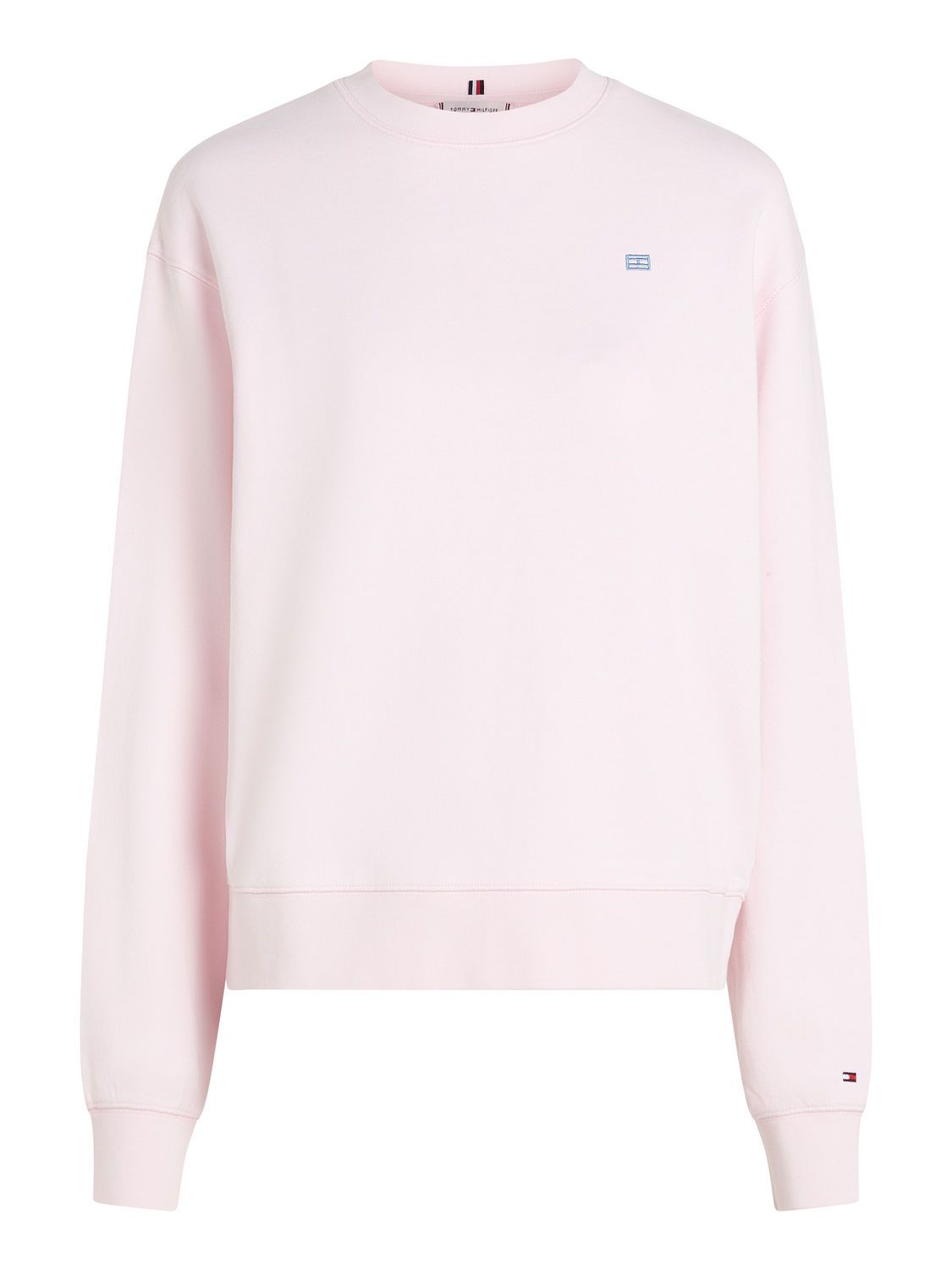 Sweater Contrast Flag Roze