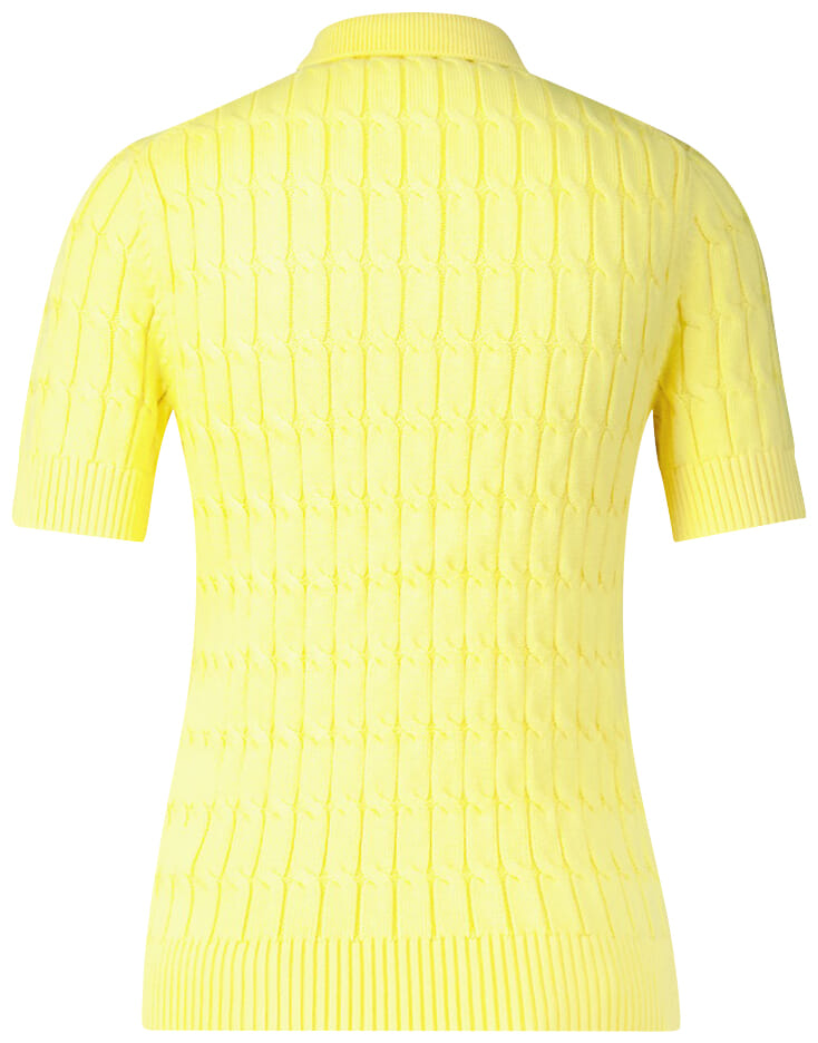 Hilfiger Dames Tommy Jeans Trui Geel Tommy Hilfiger Polo Cable Mid