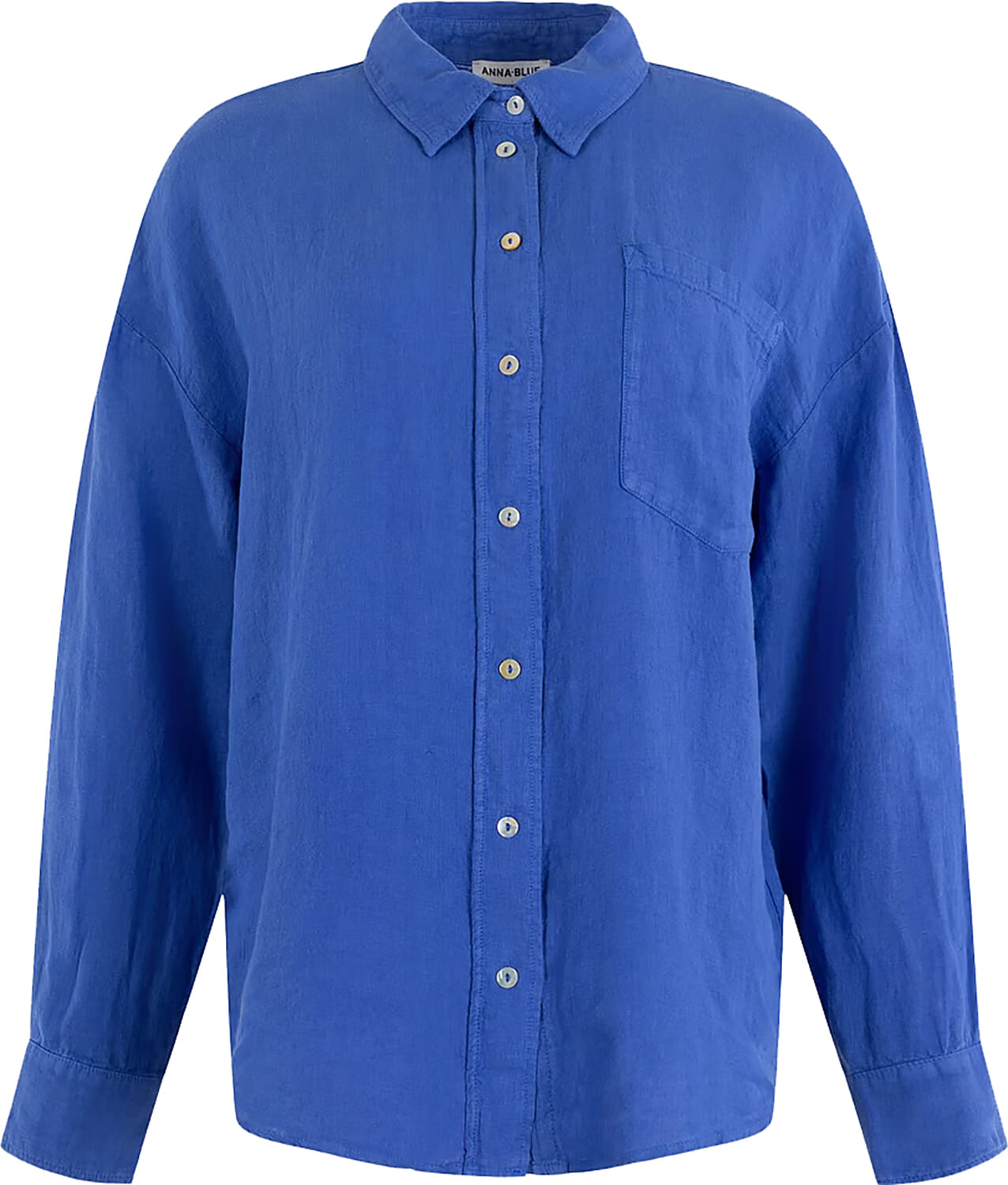Anna Blue Blouse Loisa Blauw
