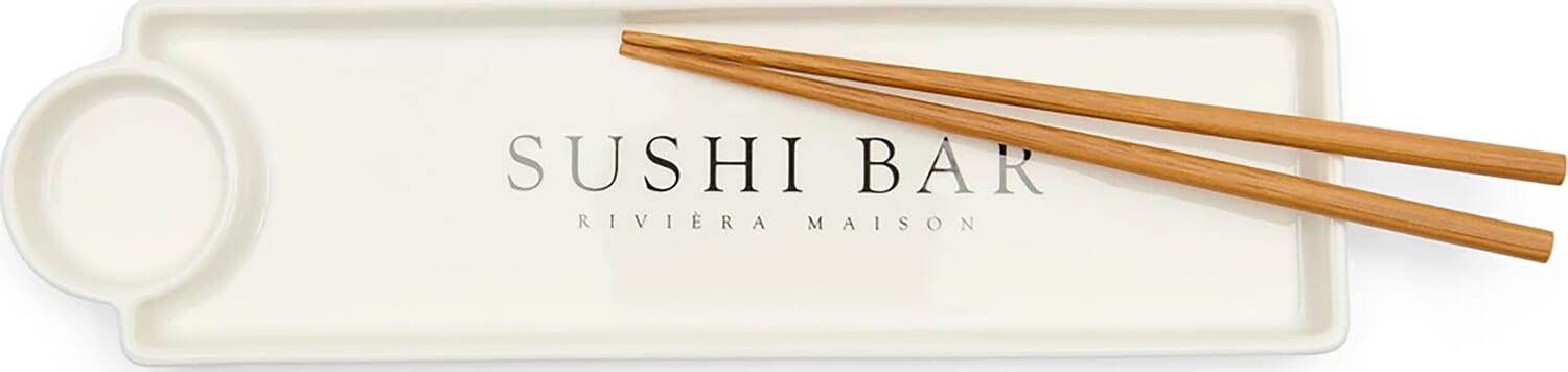 Riviera Maison Bord Sushi Bar Wit