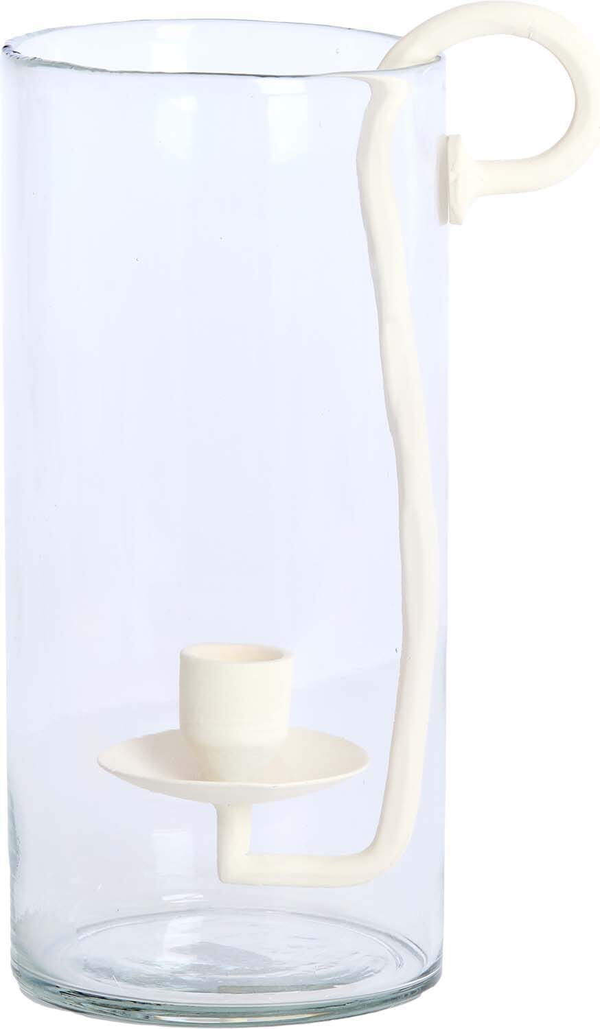 Bomont Collection Hurricane DOLEGA 17X13X28,5 Cm Clear+Cream Wit