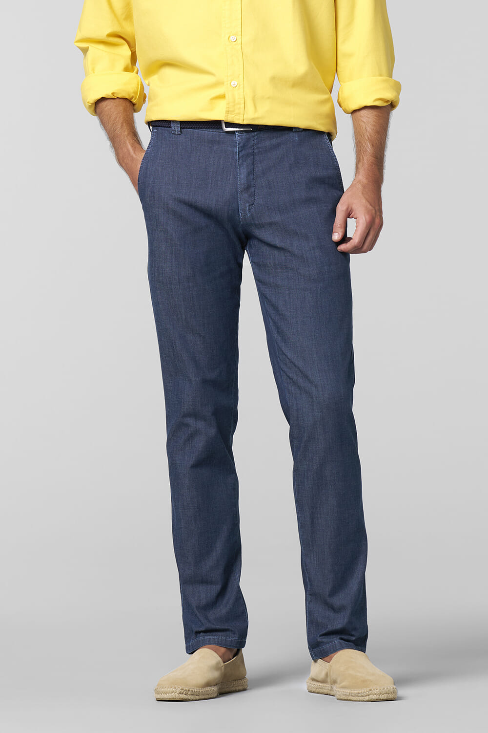 Meyer Pantalon Bonn Blauw