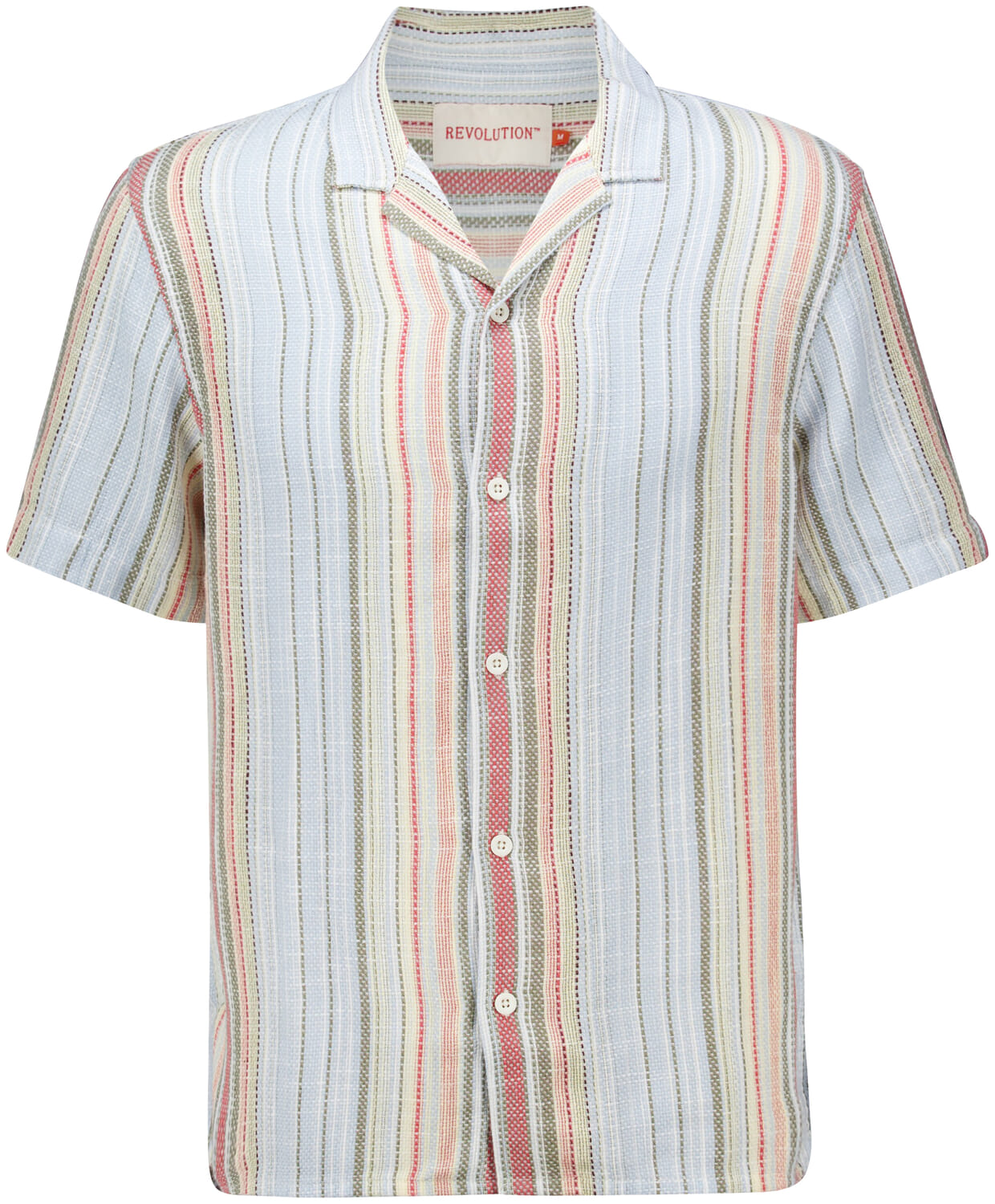 Revolution Overhemd Cuban Blauw
