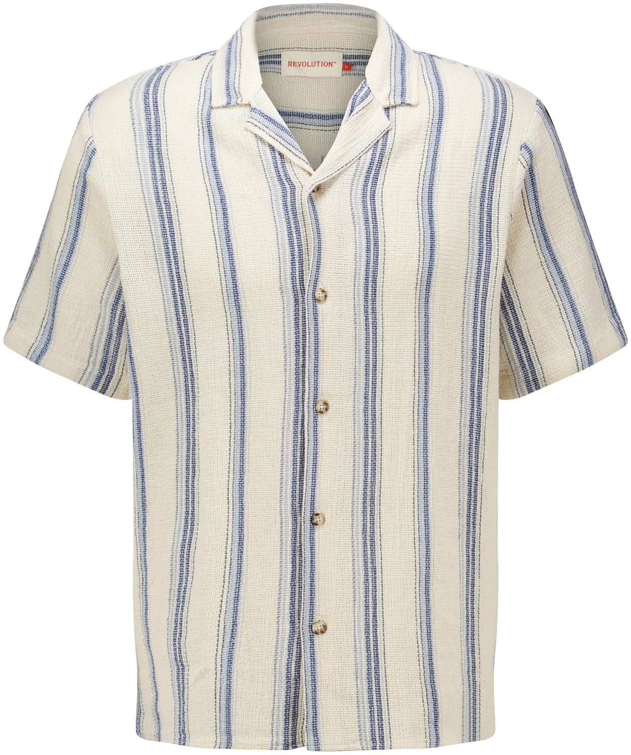 Revolution Overhemd Cuban Blauw