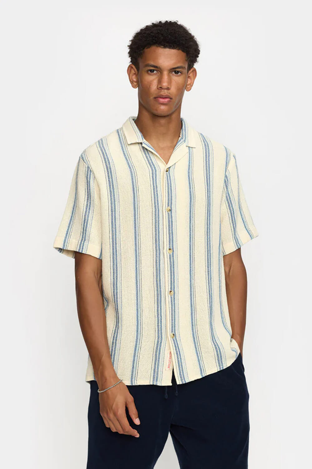 Revolution Overhemd Cuban Blauw