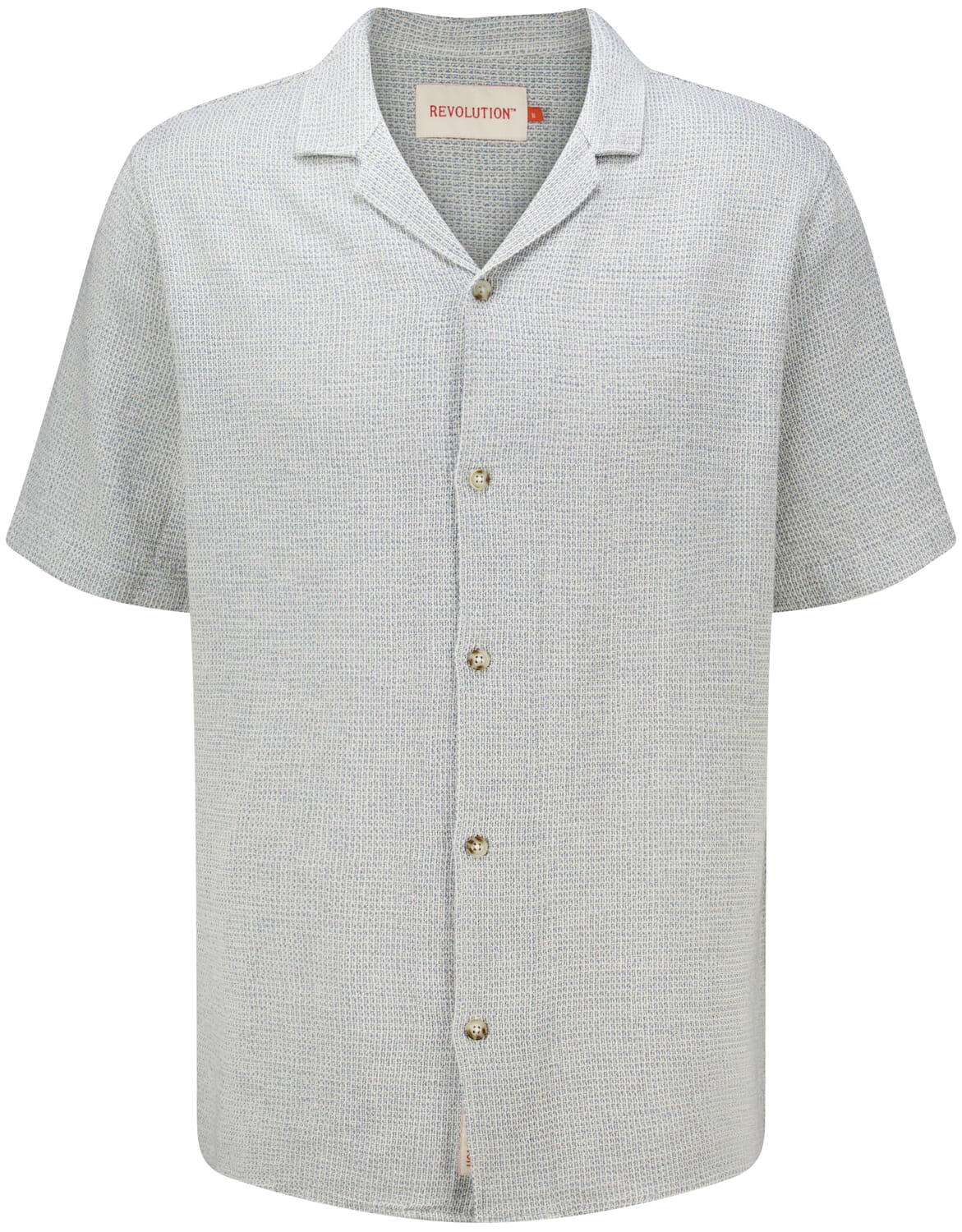 Revolution Overhemd Cuban Blauw