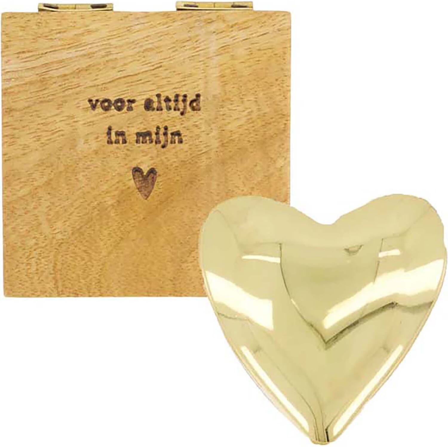 Zusss ZUSSS DOOSJE MET HARTJE MOI TOI GOUD Geel