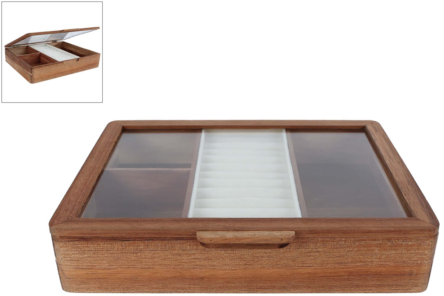 Bomont Collection Sieradendoos "Jet" naturel 19x19x22cm Bruin