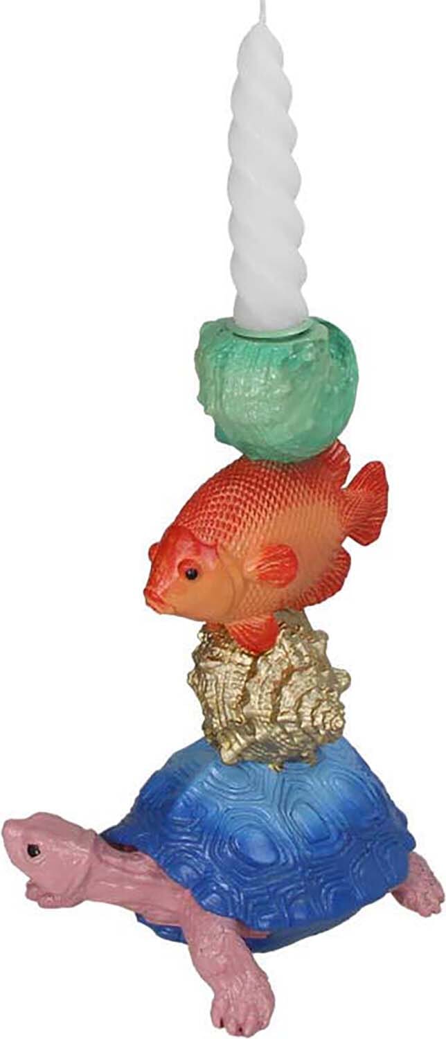 Bomont Collection Kaarsenhouder Schelp 16 x 12.5 x 23 cm Multi