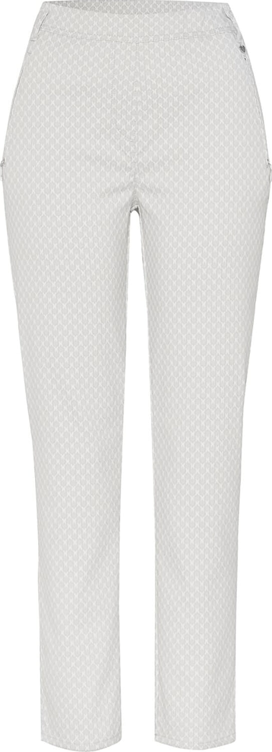Toni Relaxed Broek Alice Zip 7/8 Grijs