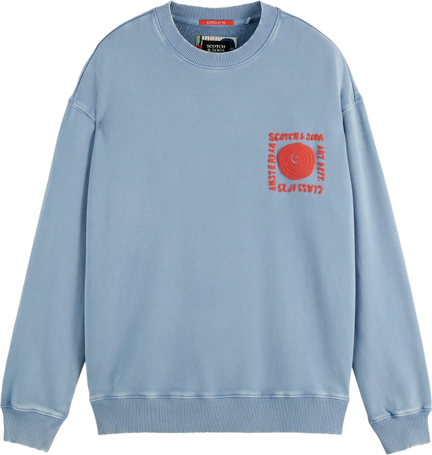 Scotch & Soda Sweater Artwork Blauw