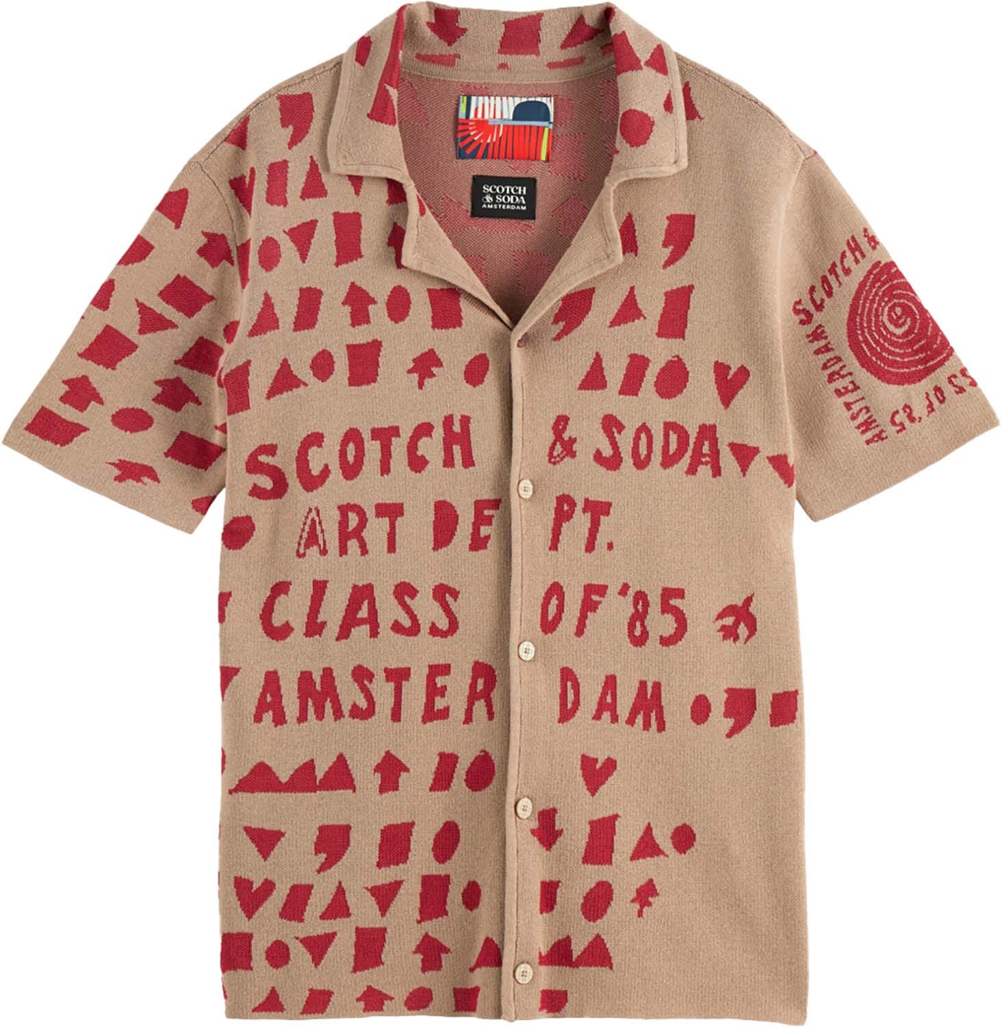 Scotch & Soda Overhemd  Beige