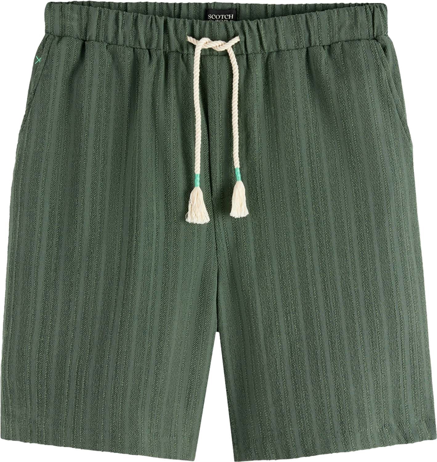 Scotch & Soda Short Fave Tonal Striped Groen