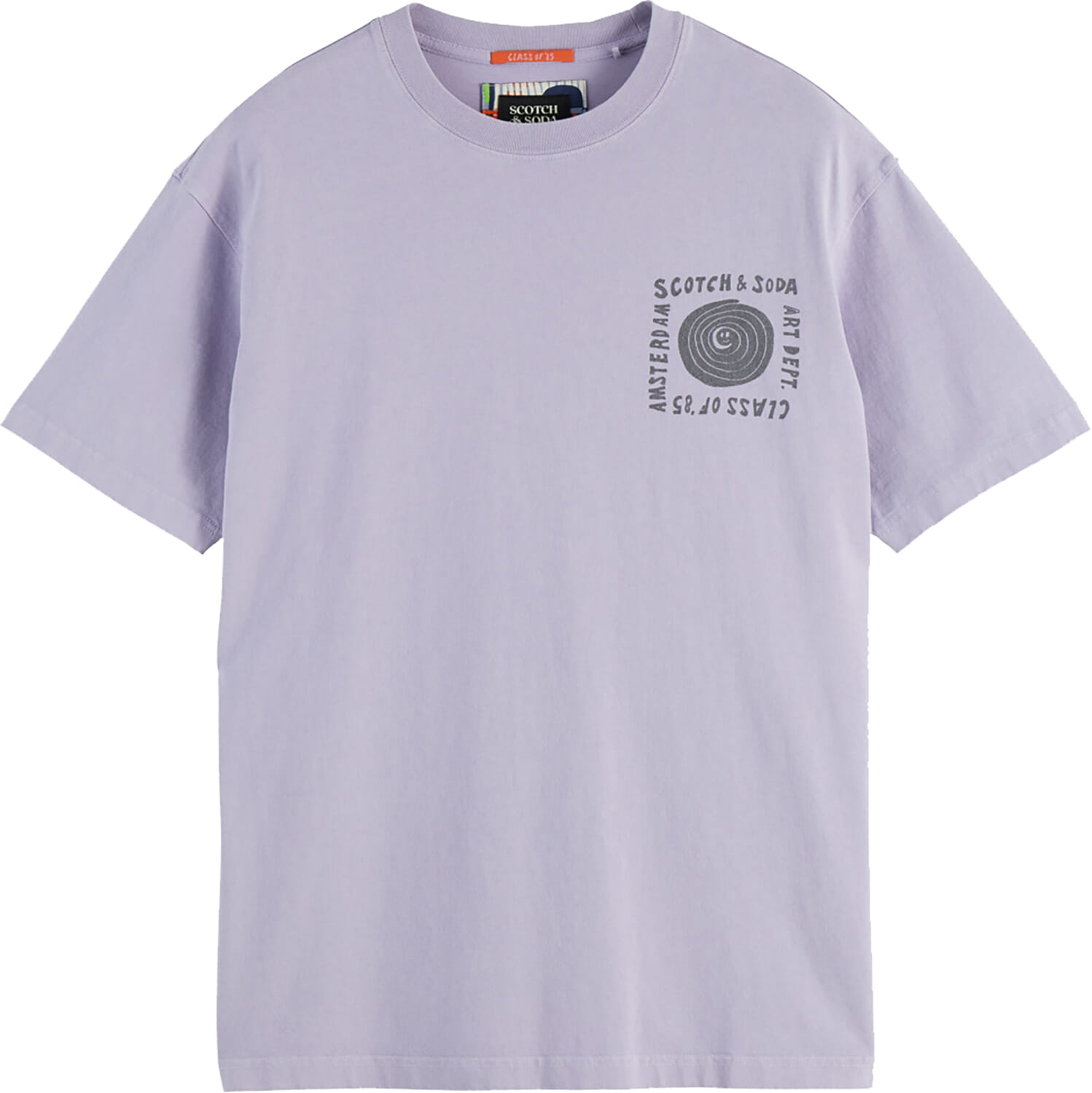 Scotch & Soda T-shirt Artwork Paars