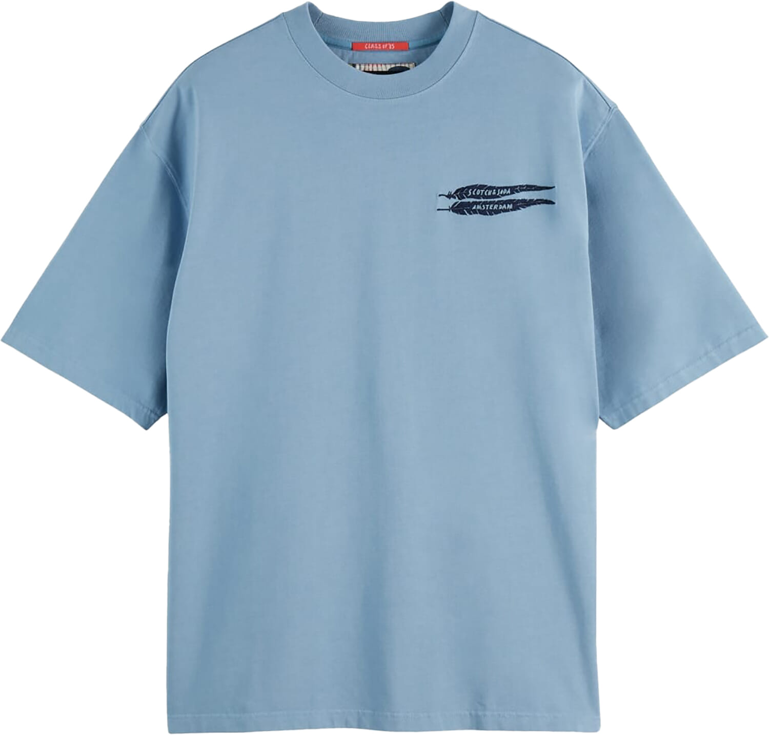 Scotch & Soda T-shirt Artwork Blauw