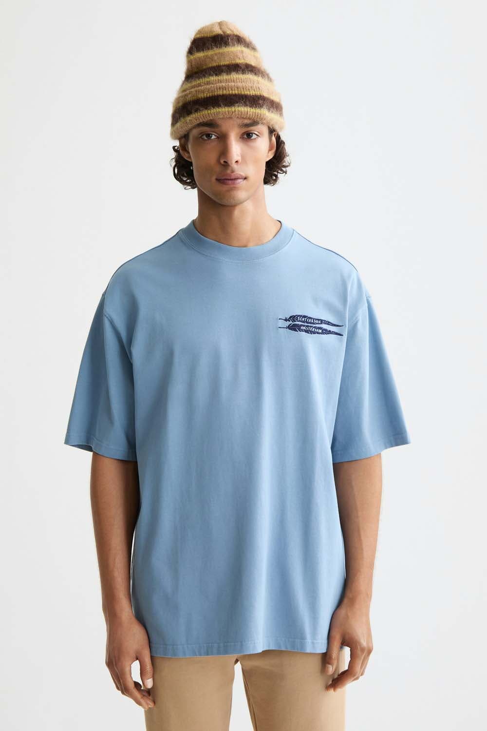 Scotch & Soda T-shirt Artwork Indigo