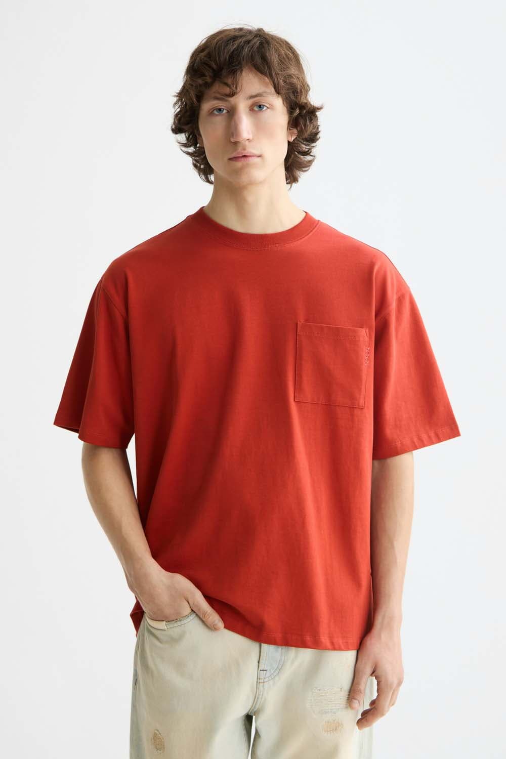 Scotch & Soda T-shirt 3 Crosses Rood