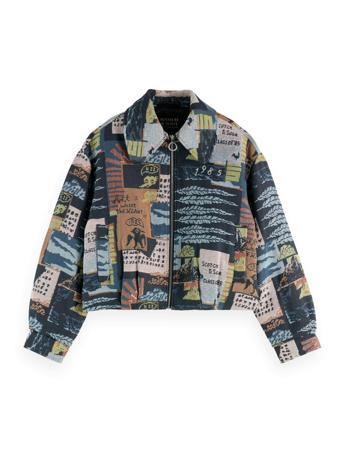 Scotch & Soda Jack Collage Jacquard Multi