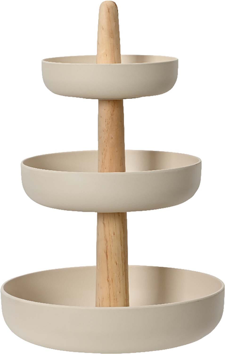 Bomont Collection Etagere diameter 30 cm H50 cm Wit