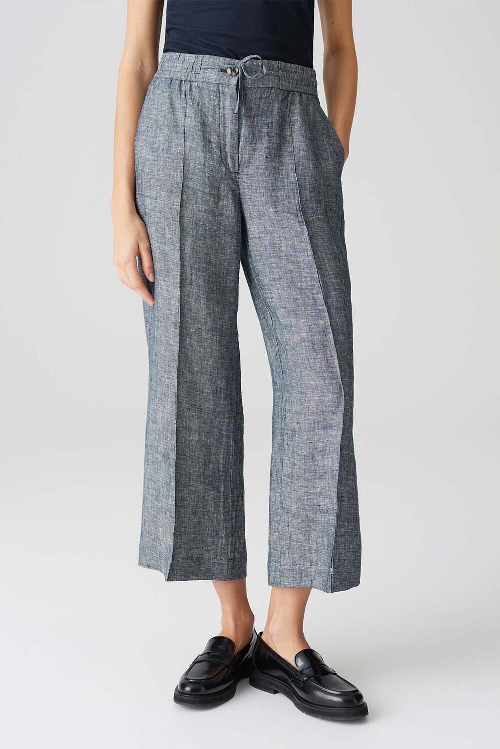 Opus Broek Maikito Blauw