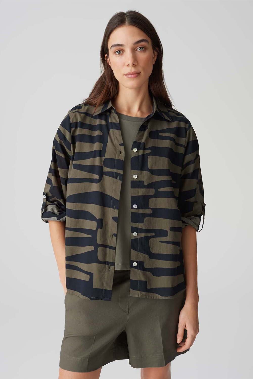 Opus Blouse Fumani  Groen
