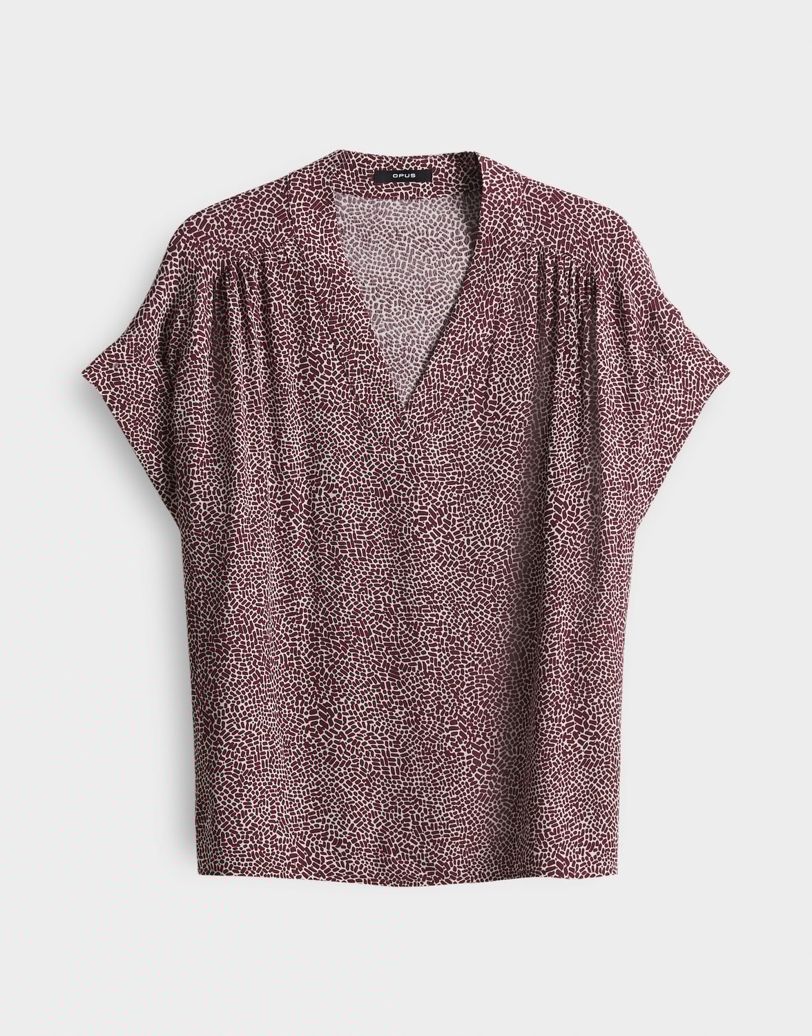 Opus Blouse Filva minimal Rood