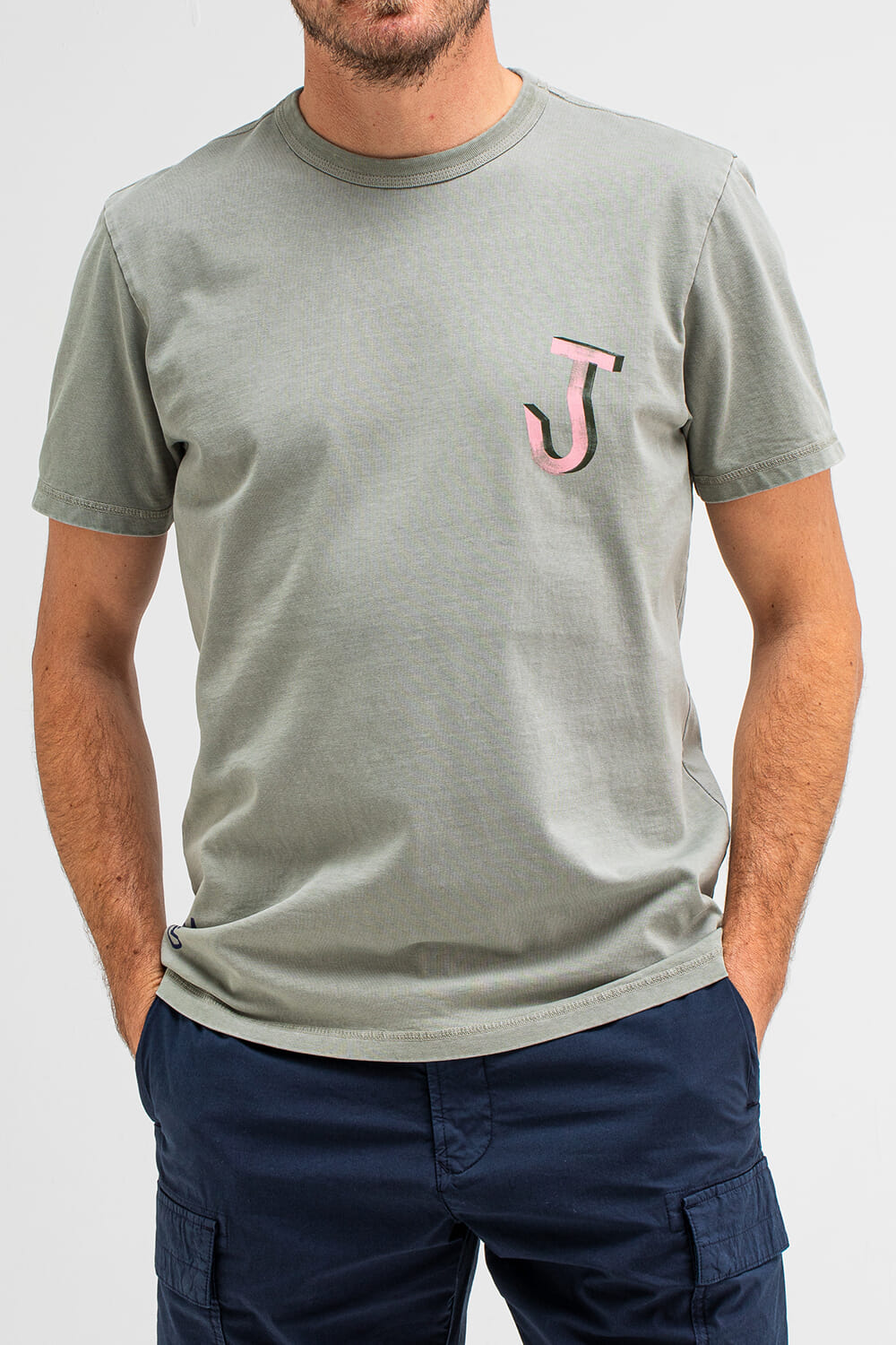 Butcher Of Blue T-shirt Bob X MVG Chain Hook Grijs