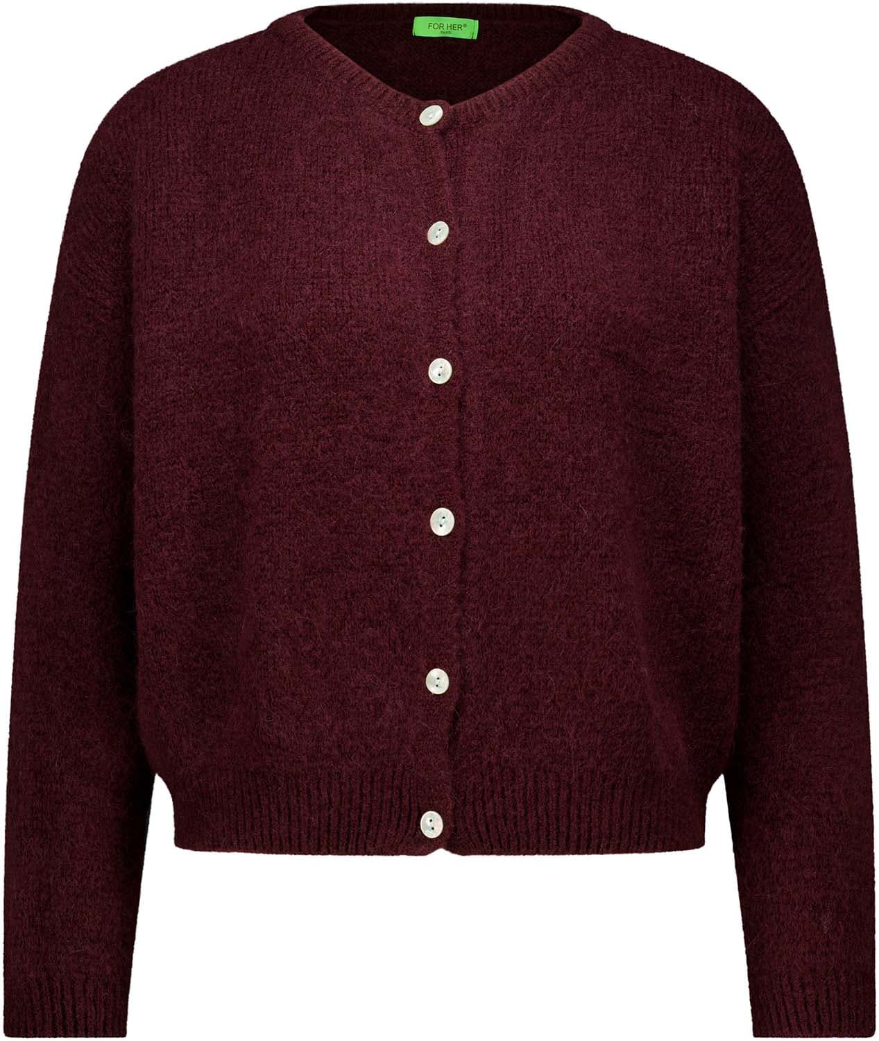 Bomont Vestje Bordeaux Rood
