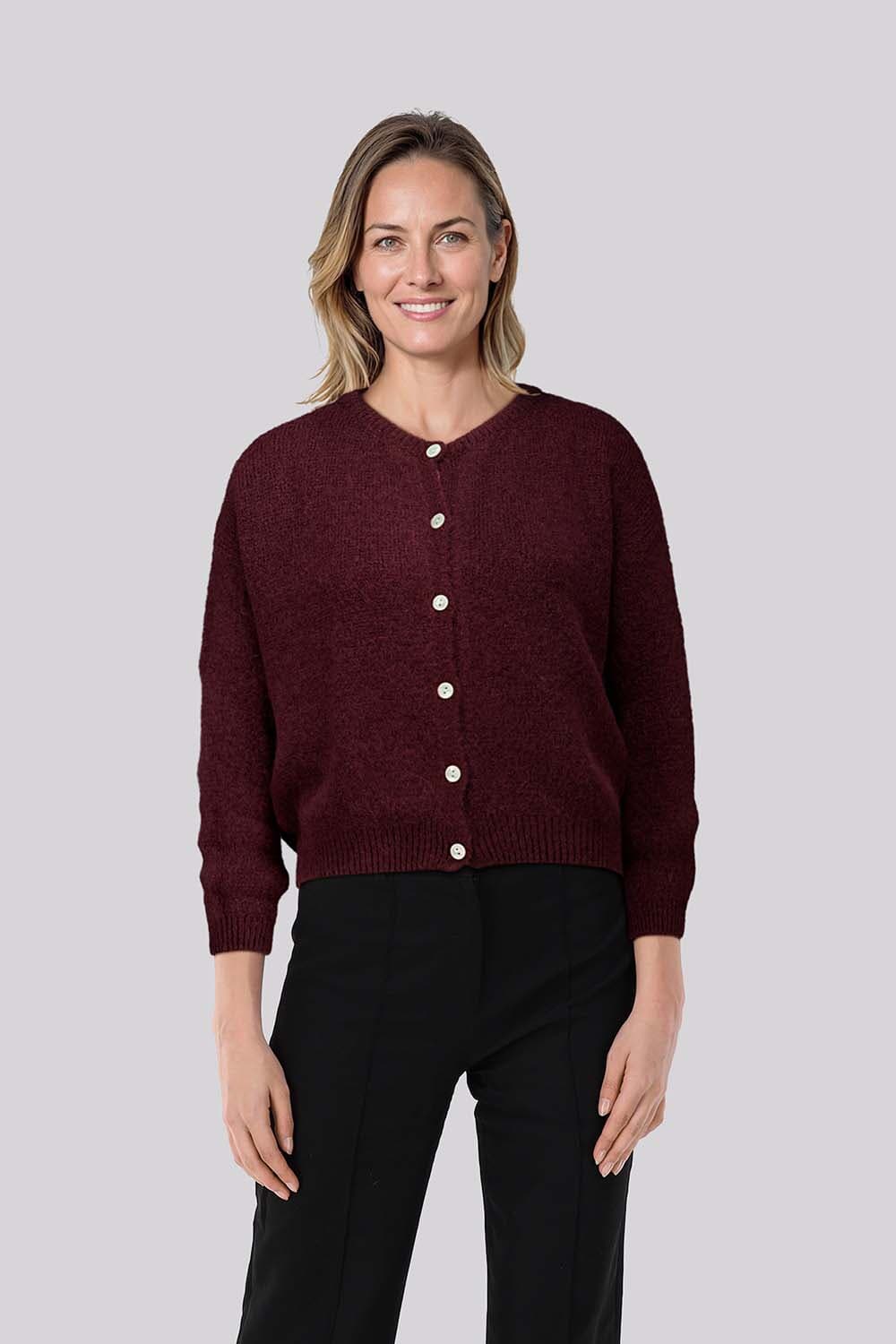 Bomont Vestje Bordeaux Rood