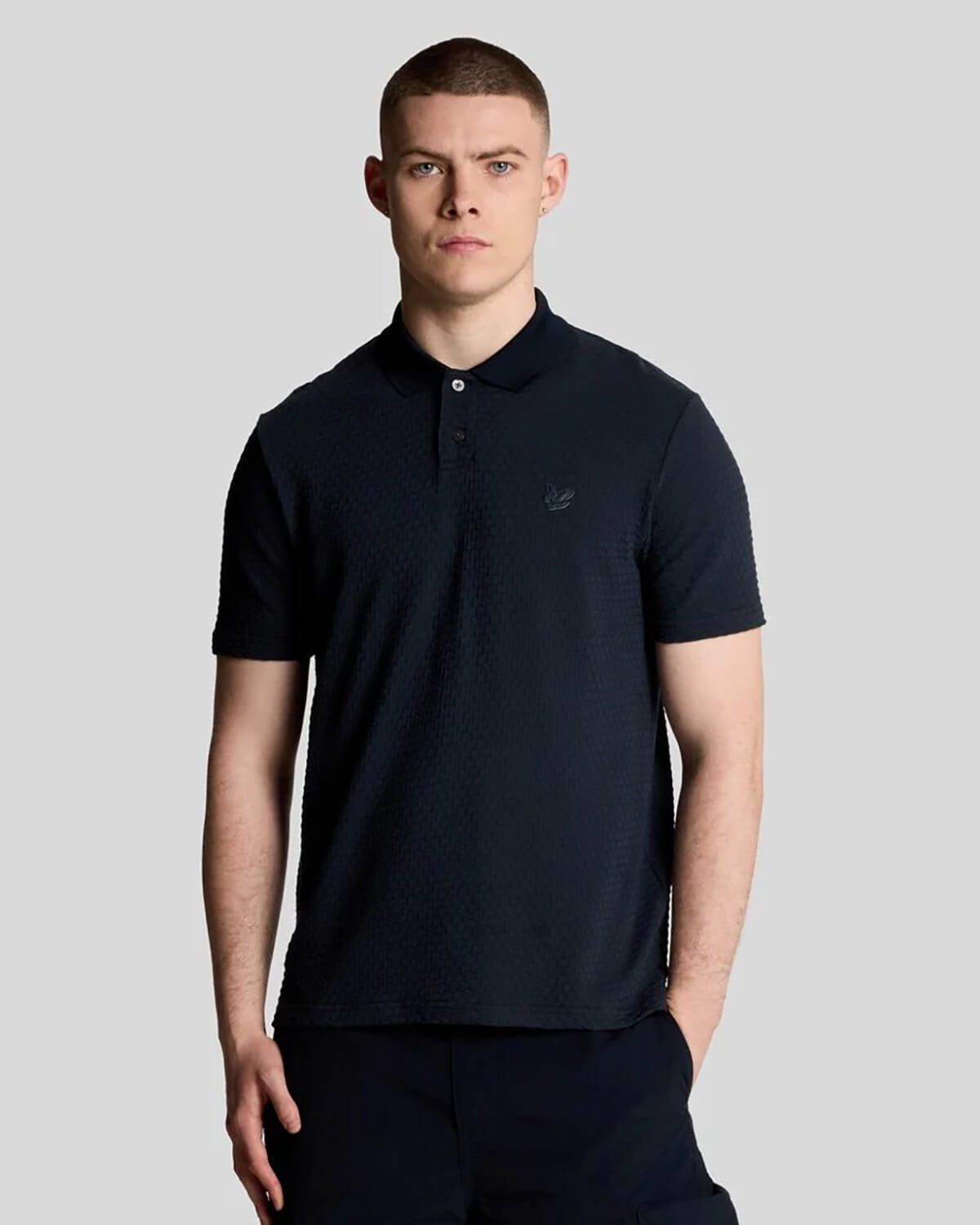 Lyle & Scott polo tonal Blauw