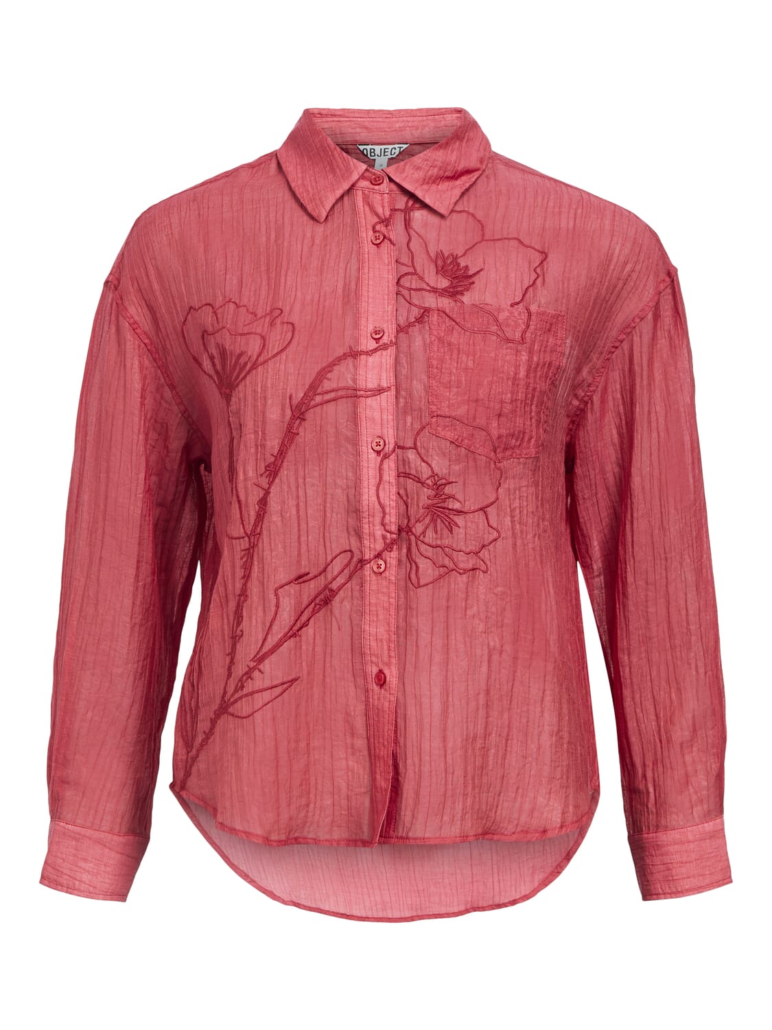 Object Blouse Matti Rood