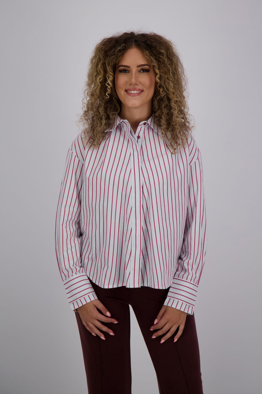 Object Blouse Zula Paars