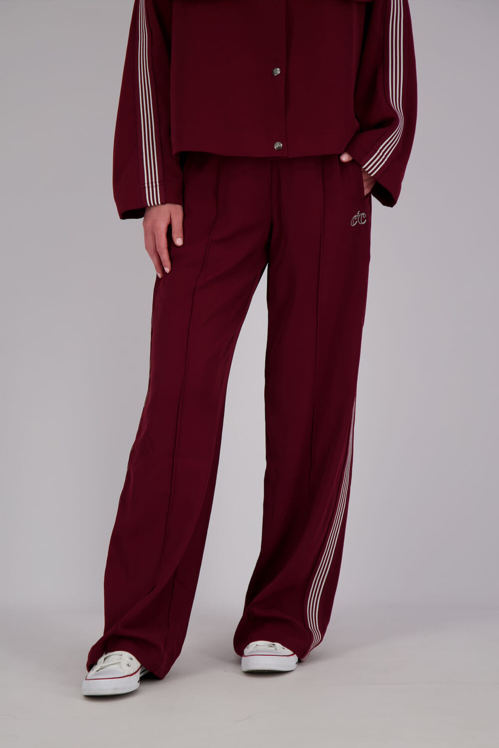 Co'couture Pantalon Amina Logo Rood