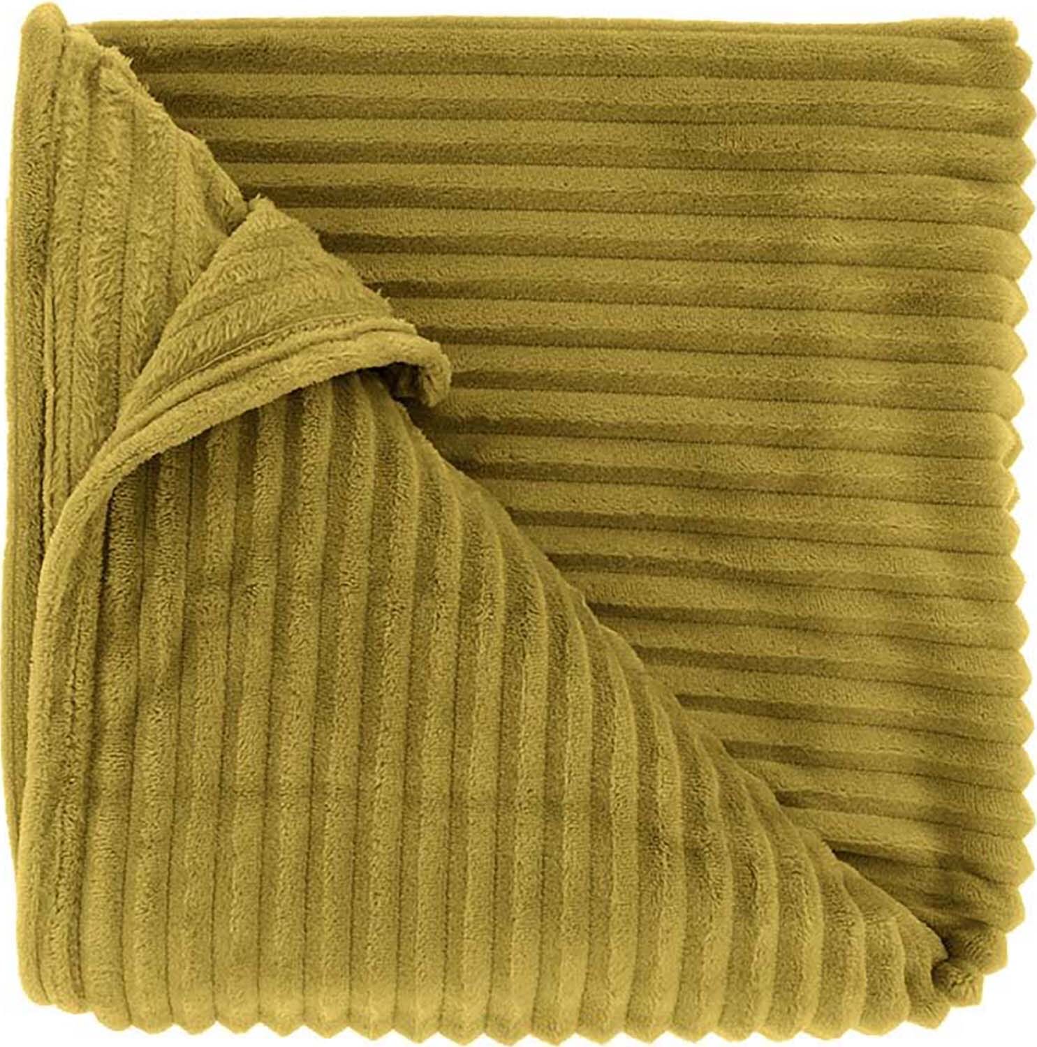 Bomont Collection Plaid Dez 150x200cm moss green Groen