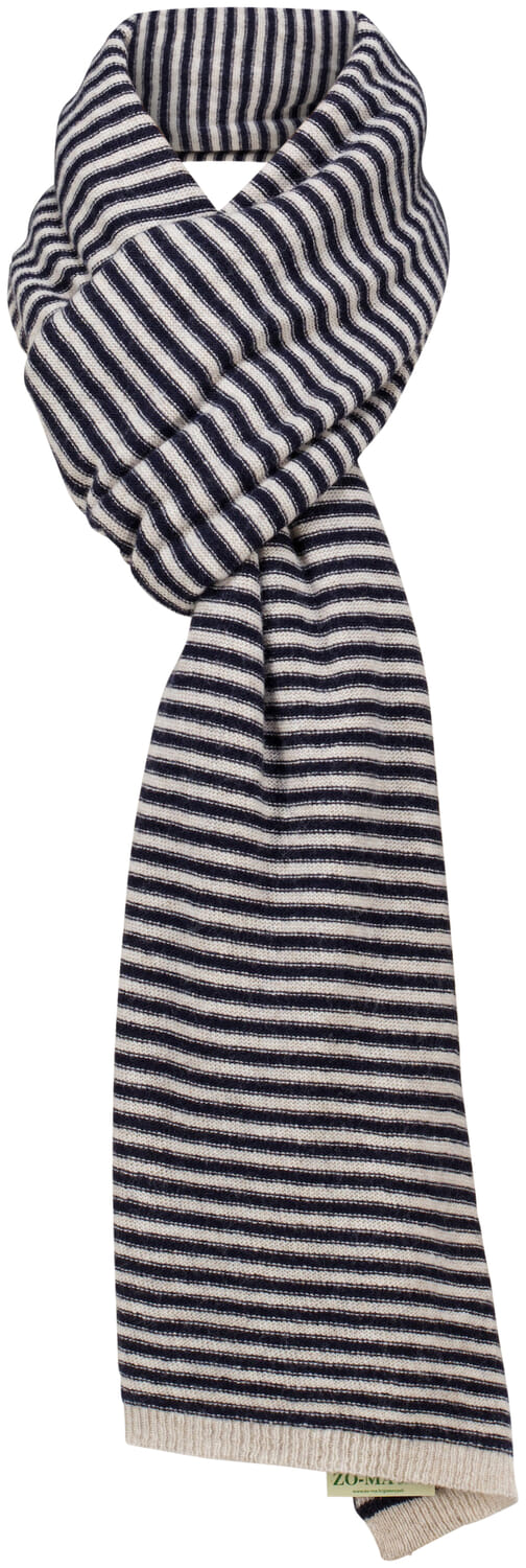 Bomont Cassy stripe Sjaal Blauw
